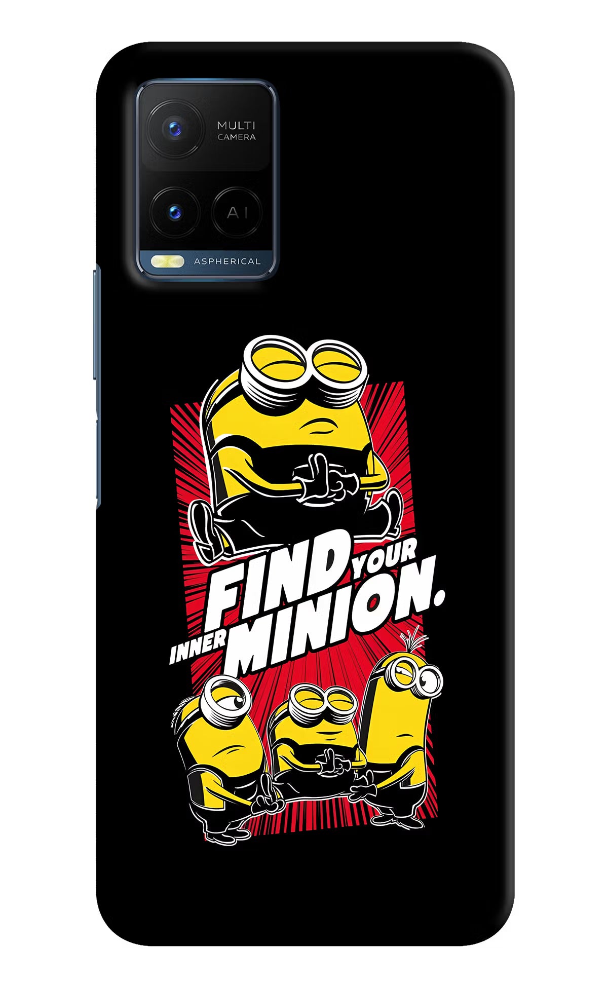Find your inner Minion Vivo Y33T Hard Case Back Cover by Casekaro