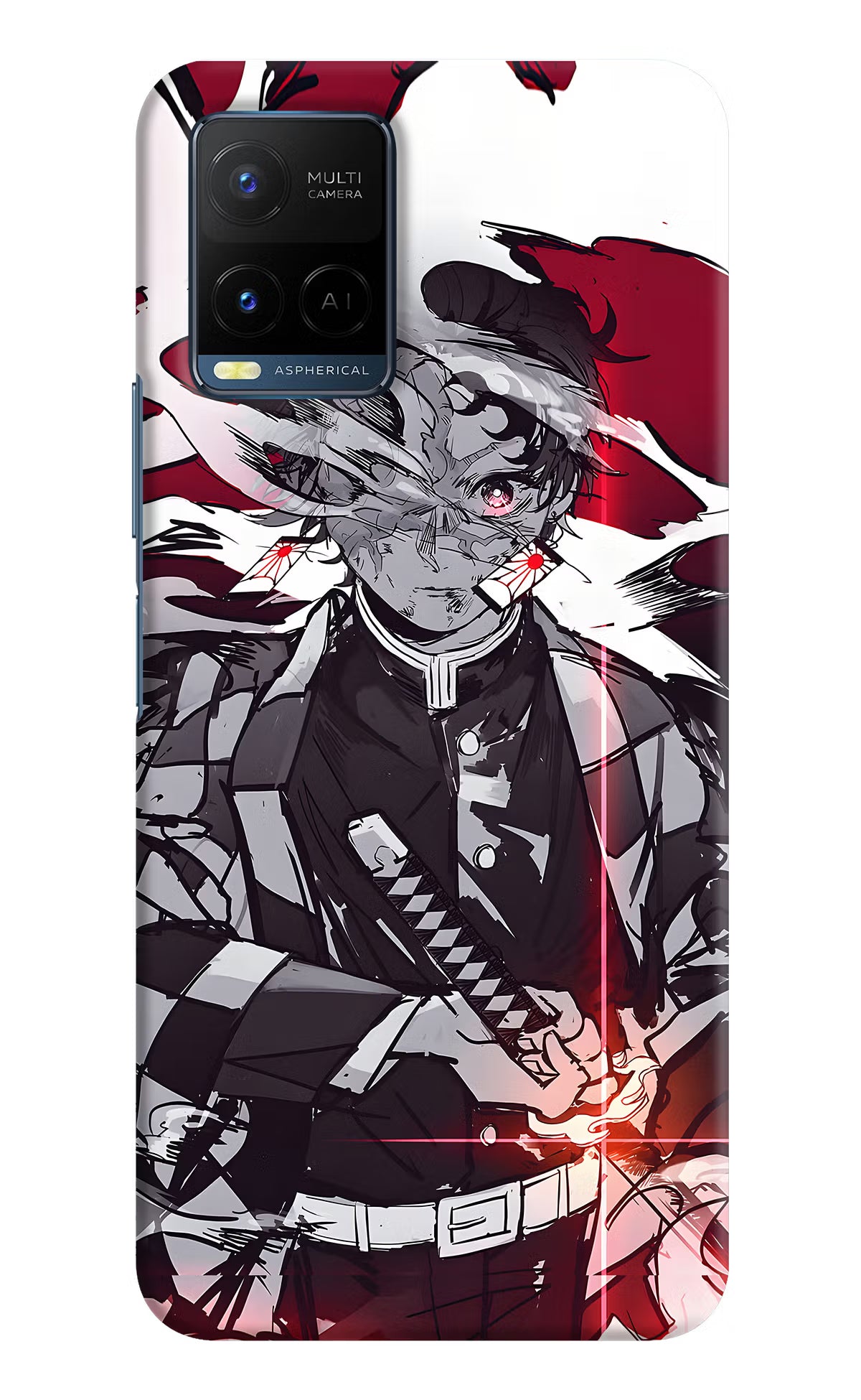 Demon Slayer Vivo Y33T Hard Case Back Cover by Casekaro