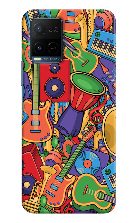 Music Instrument Doodle Vivo Y33T Hard Case Back Cover by Casekaro