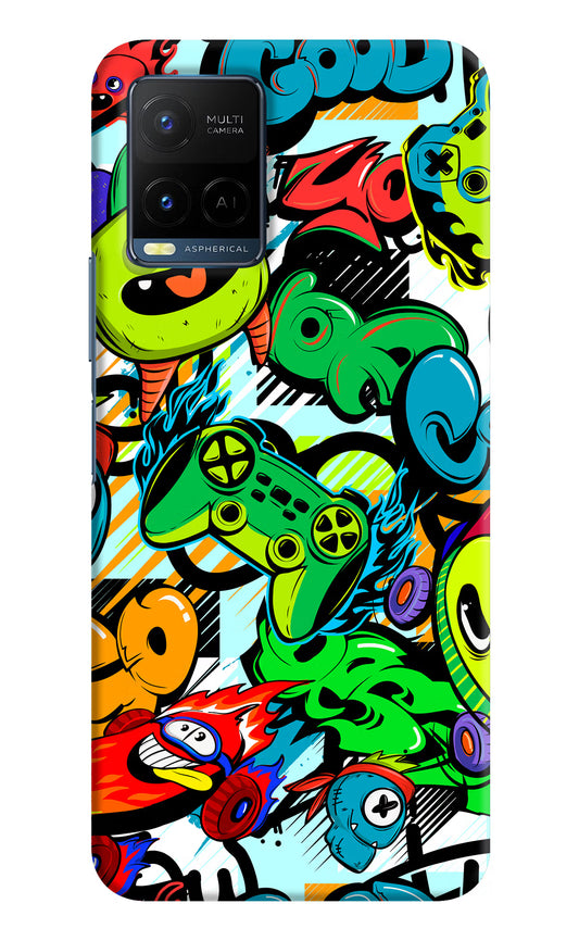 Game Doodle Vivo Y33T Hard Case Back Cover by Casekaro