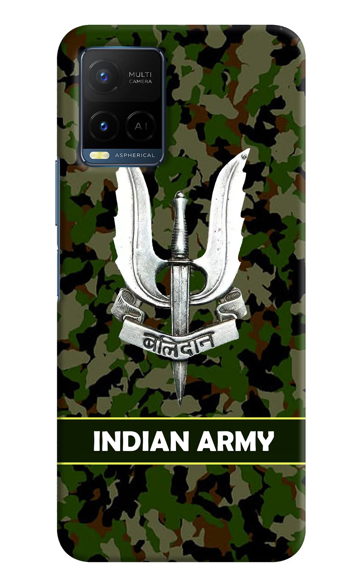 Balidan Indian Logo Vivo Y33T Hard Case Back Cover by Casekaro