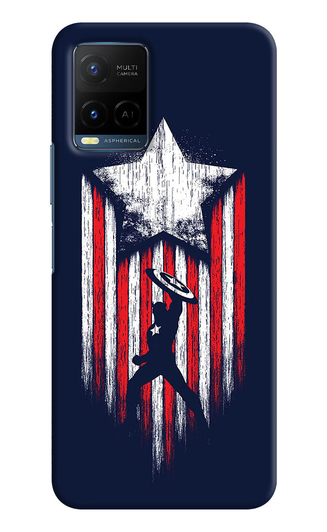 Captain America Marvel Art Vivo Y33T Hard Case Back Cover by Casekaro