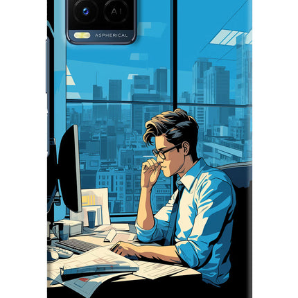 Focused Hustler (AI Generated) Vivo Y33T Hard Case Back Cover by Casekaro