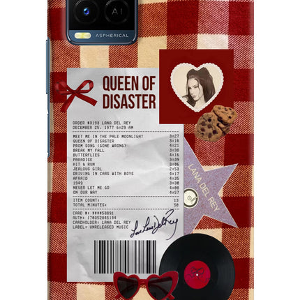 Queen of Disaster Vivo Y33T Hard Case Back Cover by Casekaro