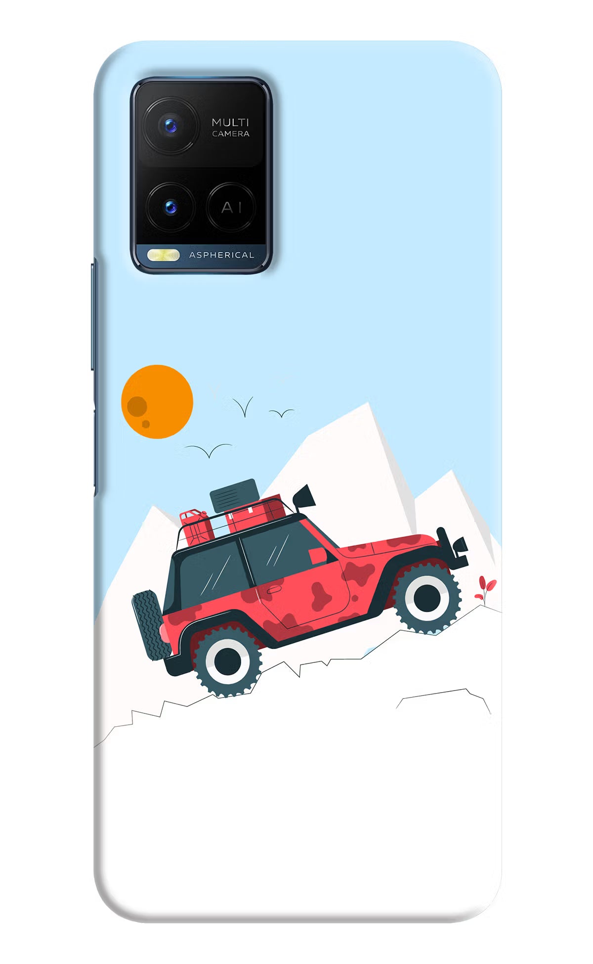 Mountain Trail Beast Vivo Y33T Hard Case Back Cover by Casekaro