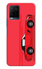 Red Velocity Vivo Y33T Hard Case Back Cover by Casekaro
