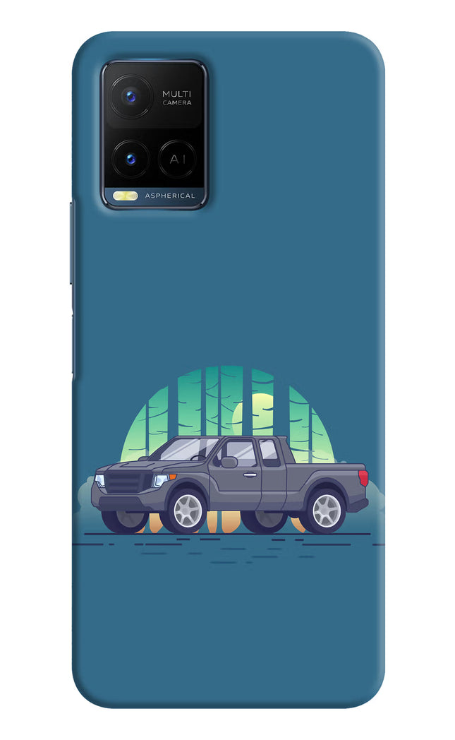 Retro Garage Vibe Vivo Y33T Hard Case Back Cover by Casekaro