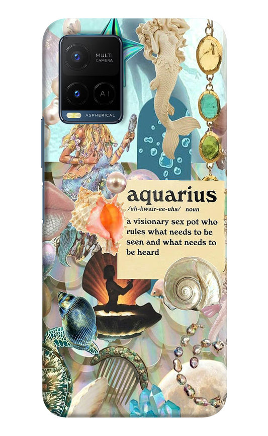Aquarius Zodiac Vivo Y33T Hard Case Back Cover by Casekaro