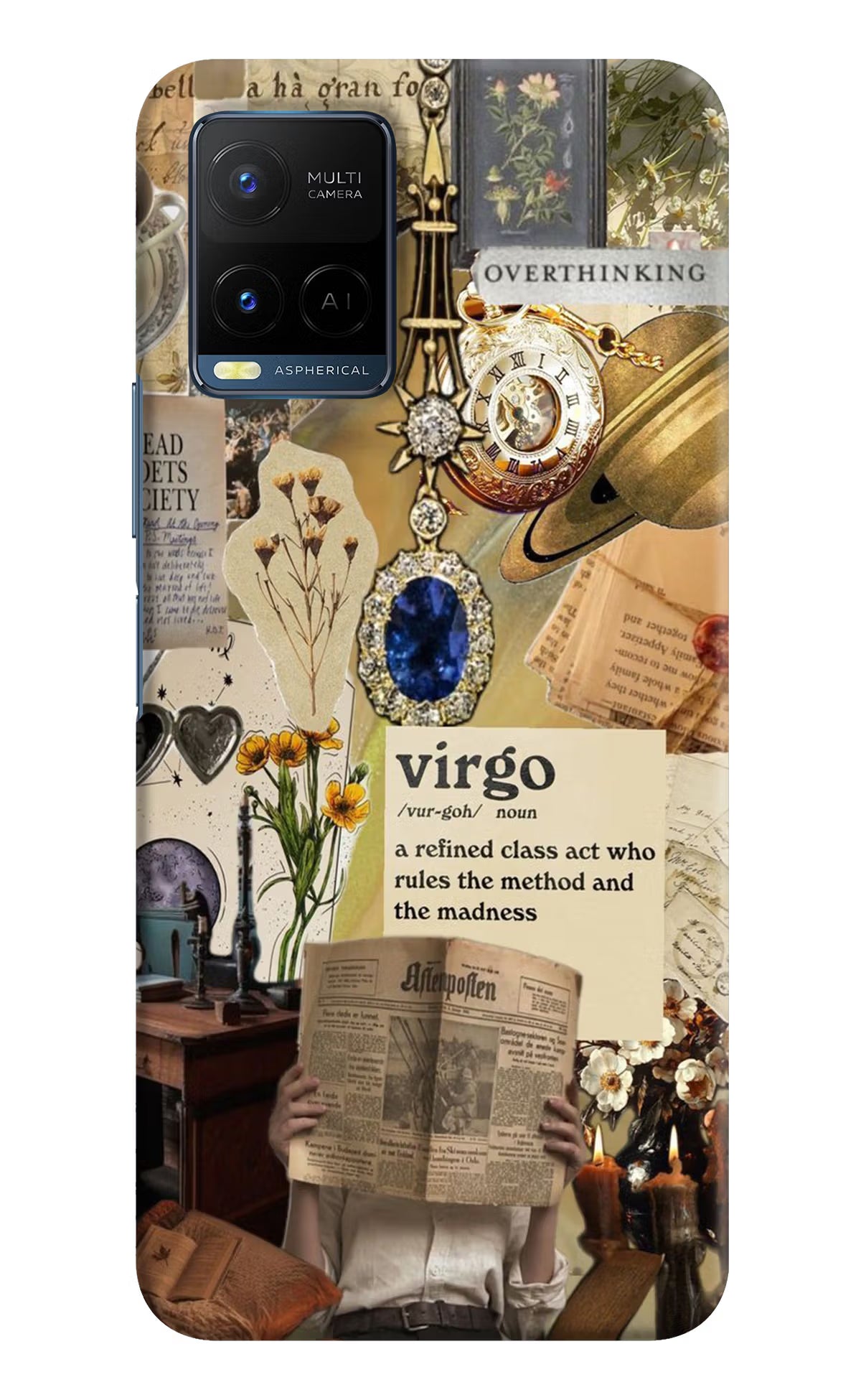 Virgo Zodiac Vivo Y33T Hard Case Back Cover by Casekaro