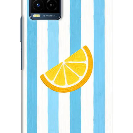 Summer Lemon Vivo Y33T Hard Case Back Cover by Casekaro