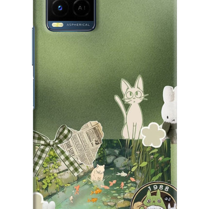 Aesthetic anime Vivo Y33T Hard Case Back Cover by Casekaro