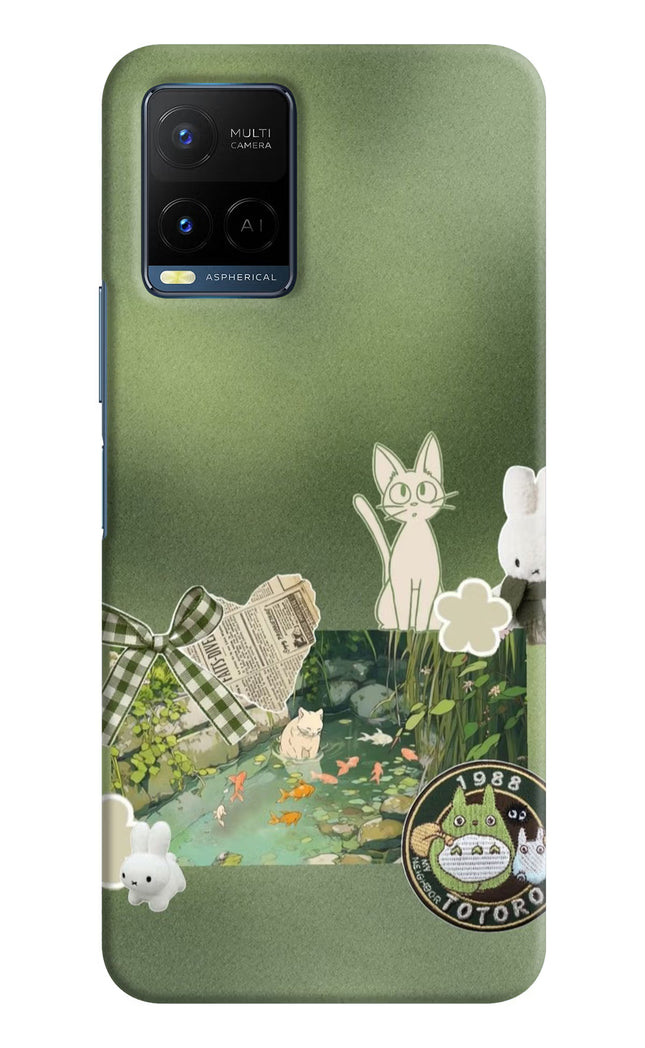 Aesthetic anime Vivo Y33T Hard Case Back Cover by Casekaro
