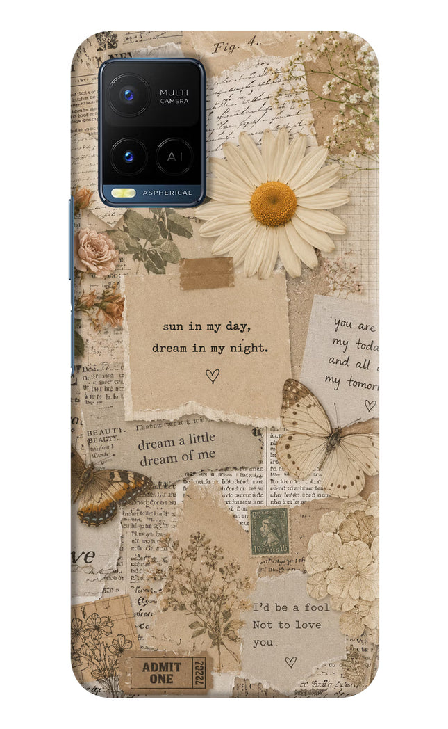 Vintage case Vivo Y33T Hard Case Back Cover by Casekaro