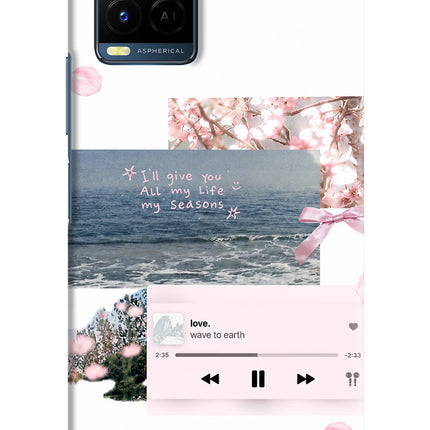 Wave to earth Vivo Y33T Hard Case Back Cover by Casekaro