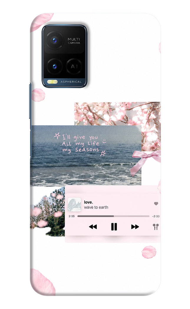 Wave to earth Vivo Y33T Hard Case Back Cover by Casekaro