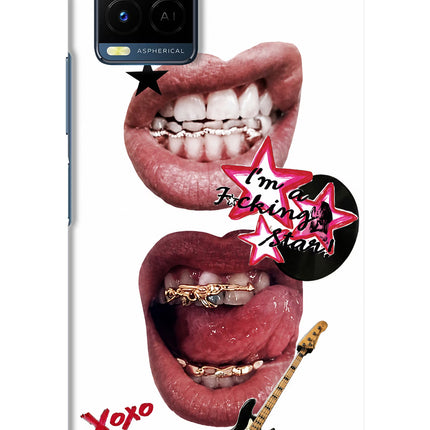Rockstar Vivo Y33T Hard Case Back Cover by Casekaro