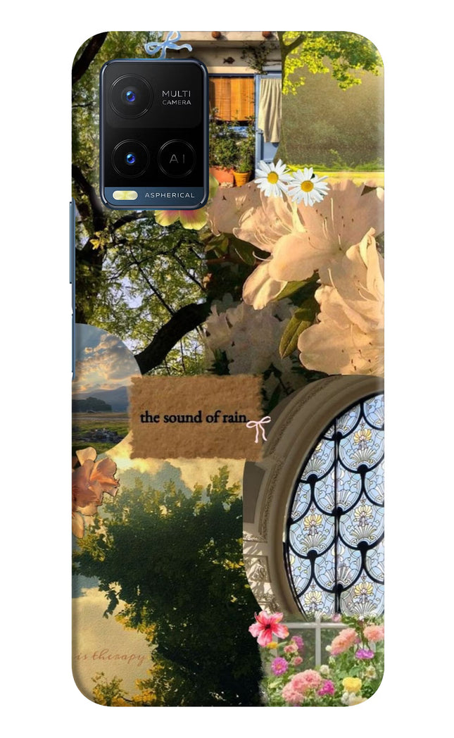 Rain Vivo Y33T Hard Case Back Cover by Casekaro