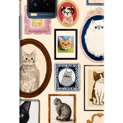 Mirror Cats Vivo Y33T Hard Case Back Cover by Casekaro