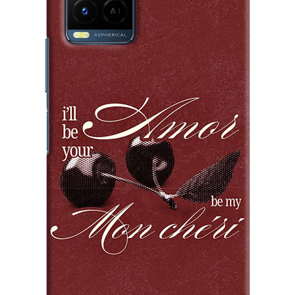 Velvet Cherry Vivo Y33T Hard Case Back Cover by Casekaro