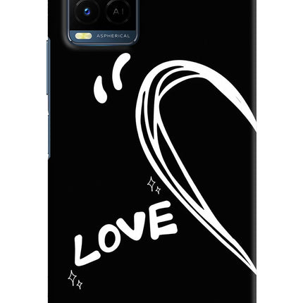 Love Line Vivo Y33T Hard Case Back Cover by Casekaro