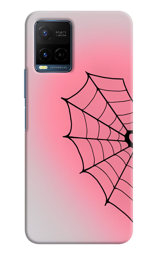 Pink Web Vivo Y33T Hard Case Back Cover by Casekaro