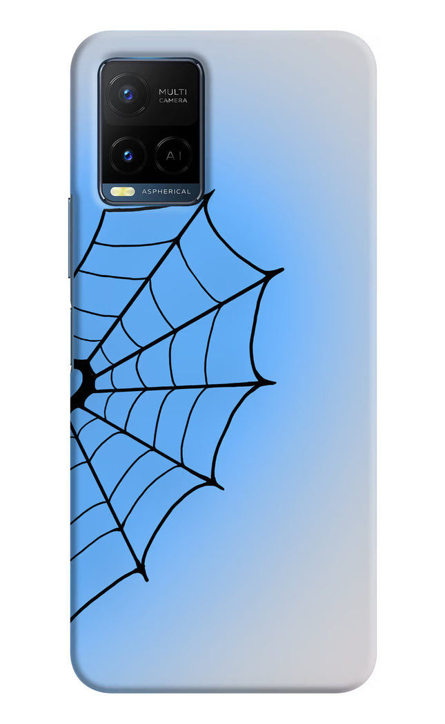 Blue Web Vivo Y33T Hard Case Back Cover by Casekaro