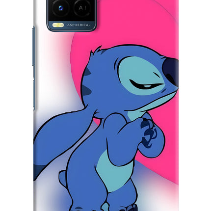 Stitch Hug Vivo Y33T Hard Case Back Cover by Casekaro