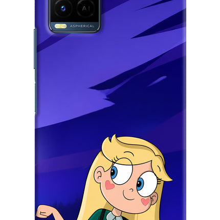 Star Glow Vivo Y33T Hard Case Back Cover by Casekaro