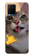 Silly Cat Call Vivo Y33T Hard Case Back Cover by Casekaro
