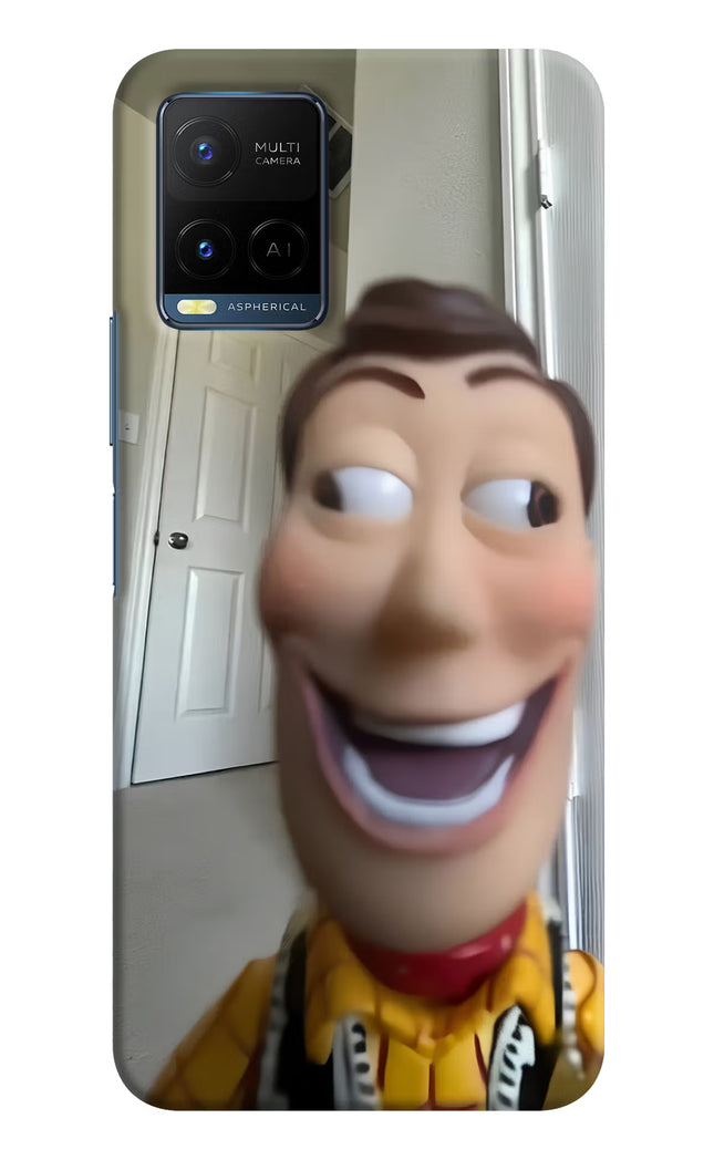 Side Eye Woody Vivo Y33T Hard Case Back Cover by Casekaro