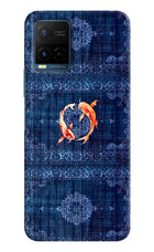 Koi Blue Vivo Y33T Back Cover
