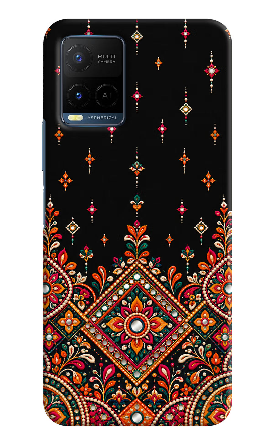Noir Mehfil Vivo Y33T Back Cover, Hard case