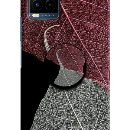 Leaf Pattern Vivo Y33T Pop Case by Casekaro