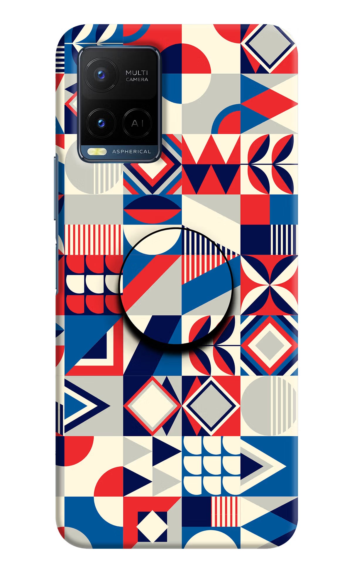 Colorful Pattern Vivo Y33T Pop Case by Casekaro