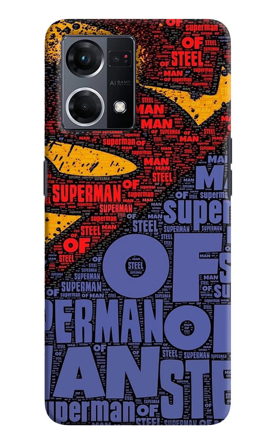 Superman Oppo F21 Pro 4G Hard Case Back Cover by Casekaro