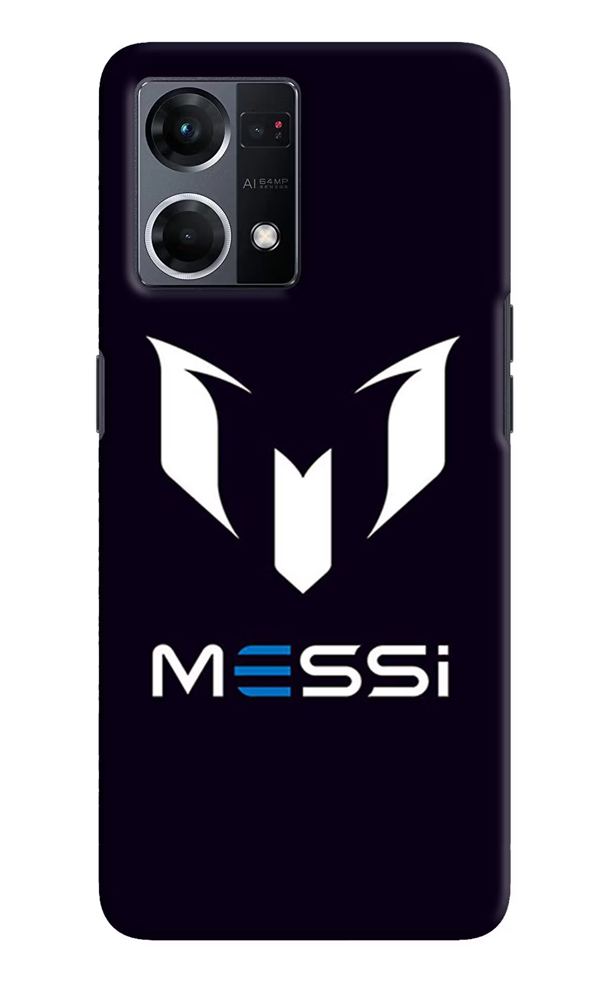 Messi Logo Oppo F21 Pro 4G Hard Case Back Cover by Casekaro