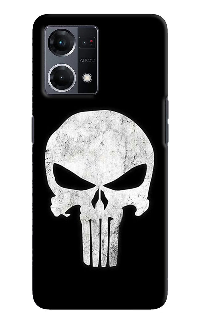 Punisher Skull Oppo F21 Pro 4G Hard Case Back Cover by Casekaro