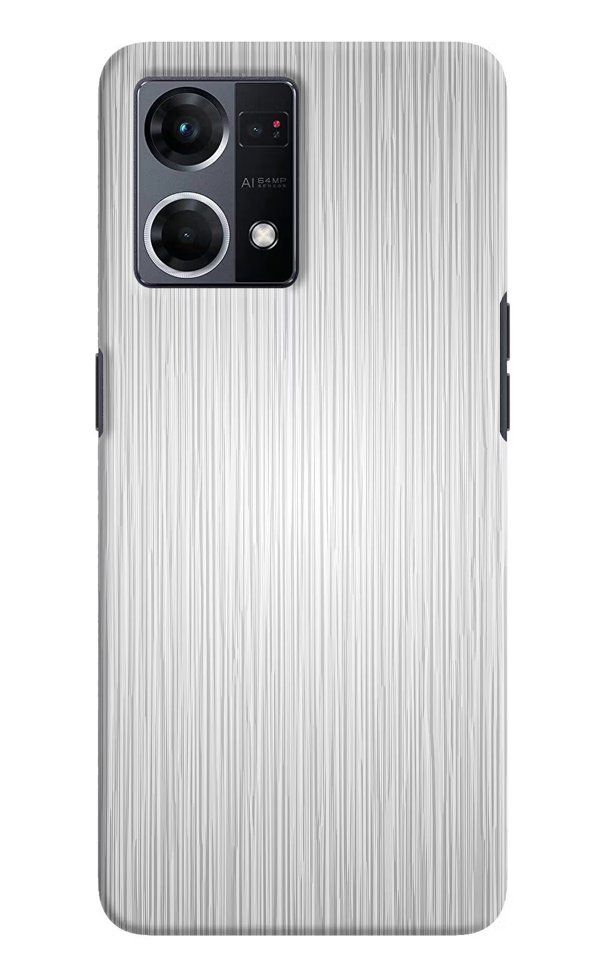 Wooden Grey Texture Oppo F21 Pro 4G Hard Case Back Cover by Casekaro