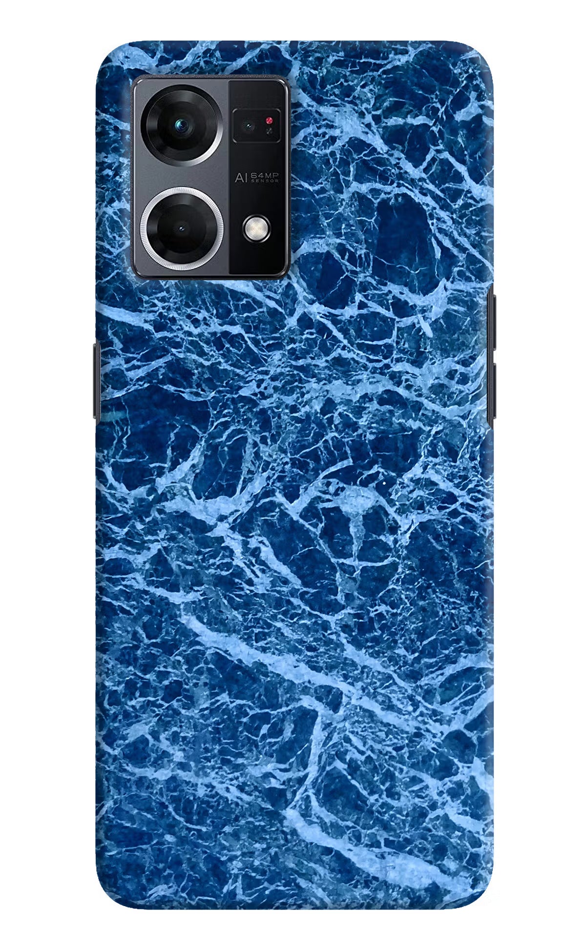 Blue Marble Oppo F21 Pro 4G Hard Case Back Cover by Casekaro