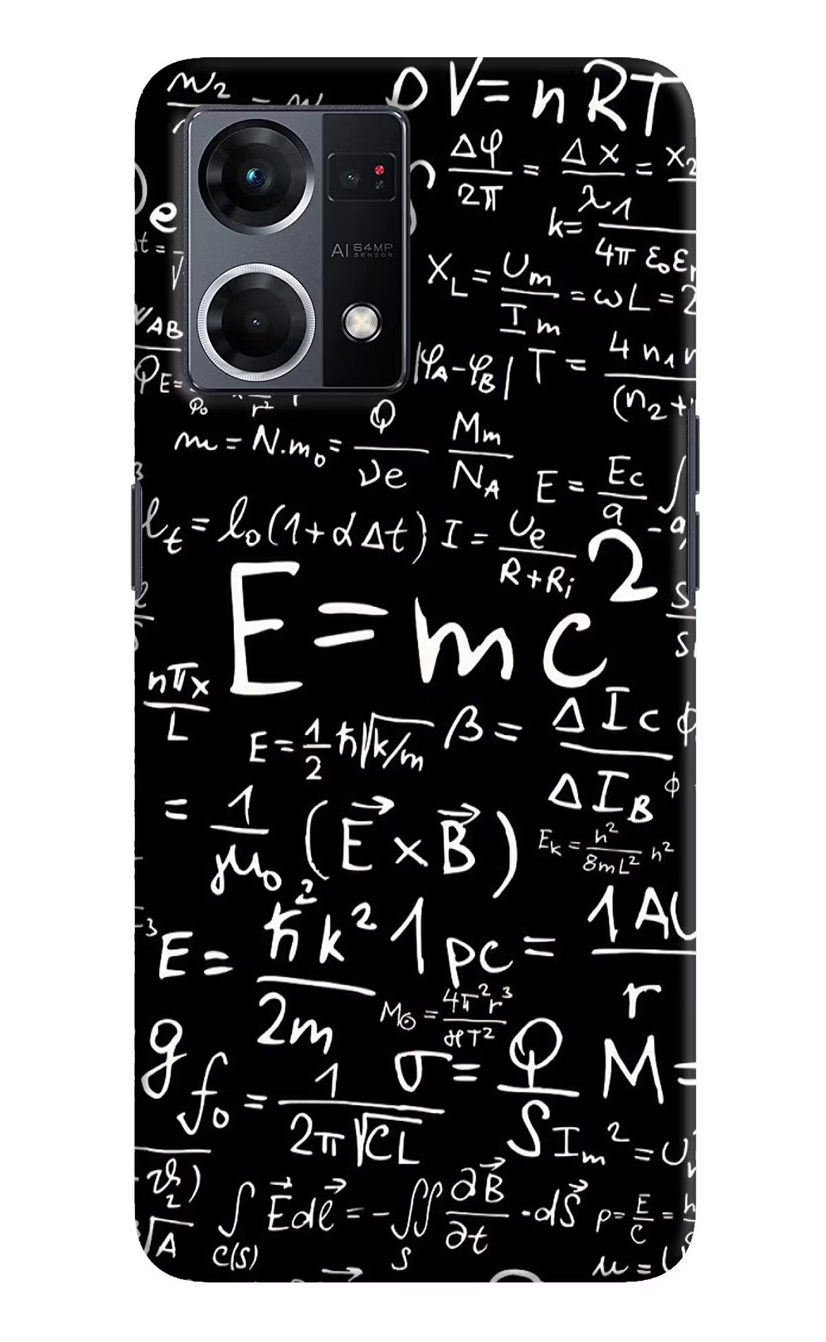 Physics Formula Oppo F21 Pro 4G Hard Case Back Cover by Casekaro