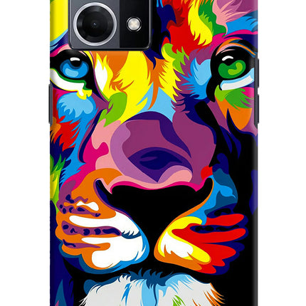 Lion Oppo F21 Pro 4G Hard Case Back Cover by Casekaro