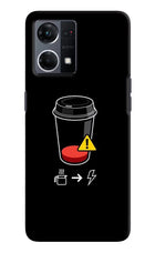 Coffee Oppo F21 Pro 4G Hard Case Back Cover by Casekaro