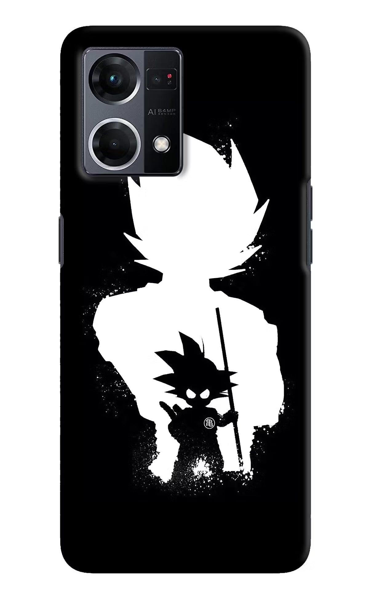 Goku Shadow Oppo F21 Pro 4G Hard Case Back Cover by Casekaro