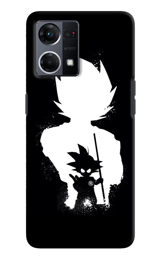 Goku Shadow Oppo F21 Pro 4G Hard Case Back Cover by Casekaro