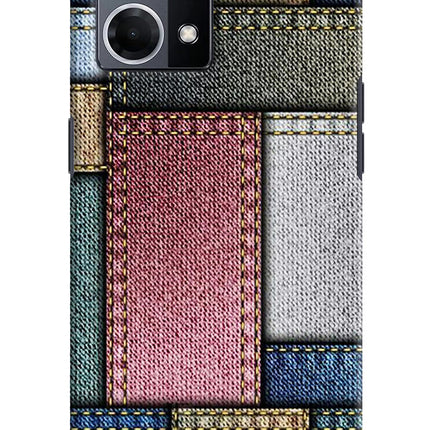 Multicolor Jeans Oppo F21 Pro 4G Hard Case Back Cover by Casekaro