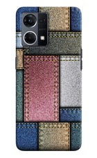 Multicolor Jeans Oppo F21 Pro 4G Hard Case Back Cover by Casekaro