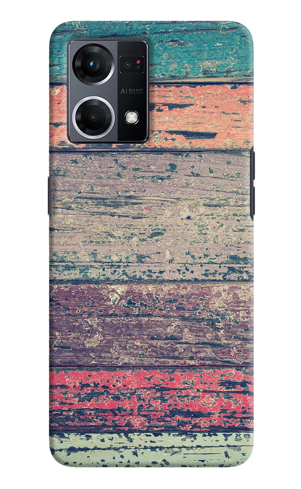 Colourful Wall Oppo F21 Pro 4G Hard Case Back Cover by Casekaro