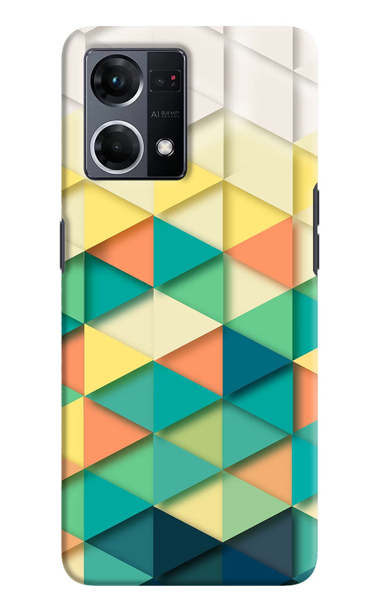 Abstract Oppo F21 Pro 4G Hard Case Back Cover by Casekaro