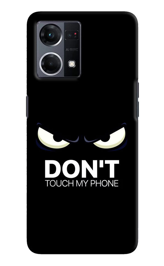 Don'T Touch My Phone Oppo F21 Pro 4G Hard Case Back Cover by Casekaro