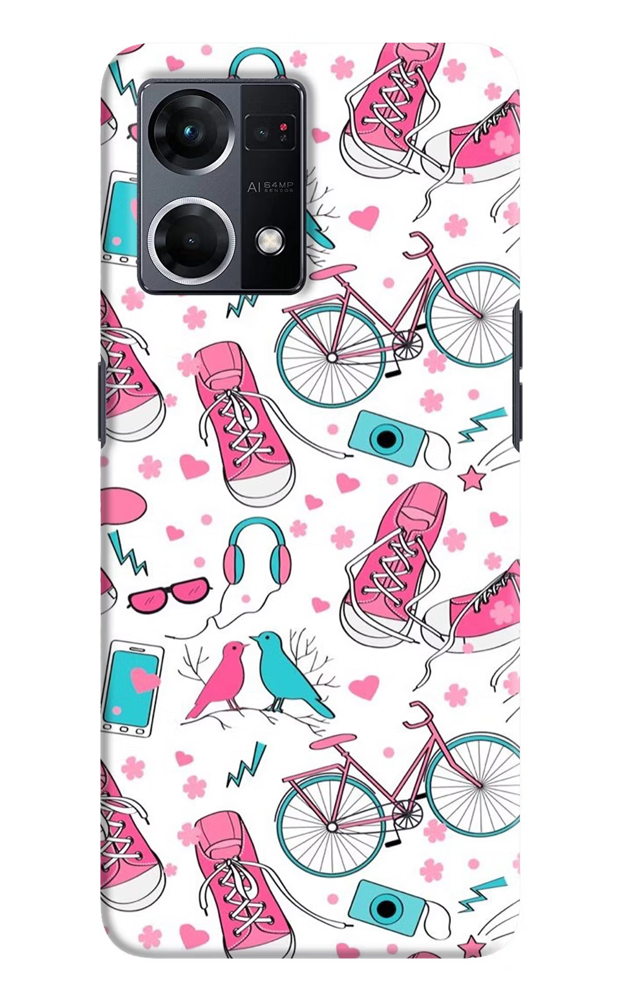 Artwork Oppo F21 Pro 4G Hard Case Back Cover by Casekaro